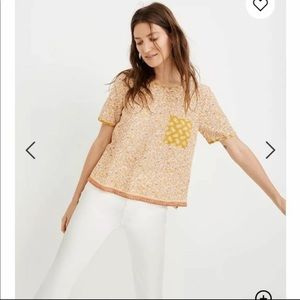 Madewell Floral Top